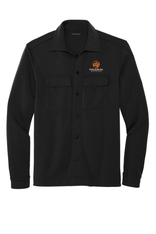 Mercer+Mettle Men's Double-Knit Snap Front Jacket for