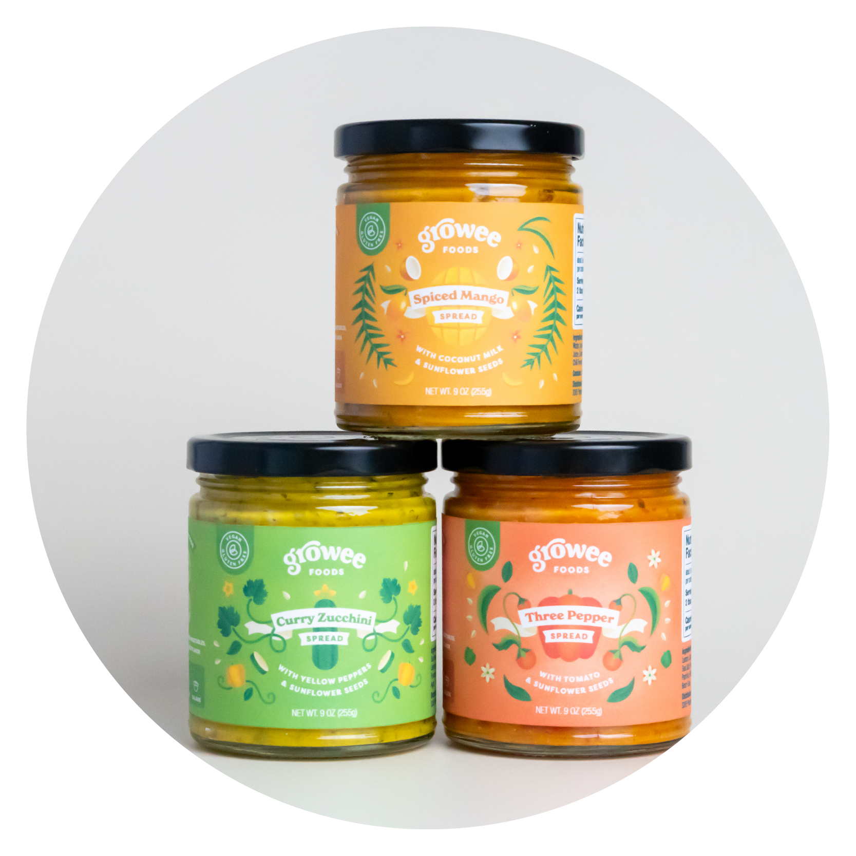 Growee Dips and Spreads Sampler (3 Pack) for