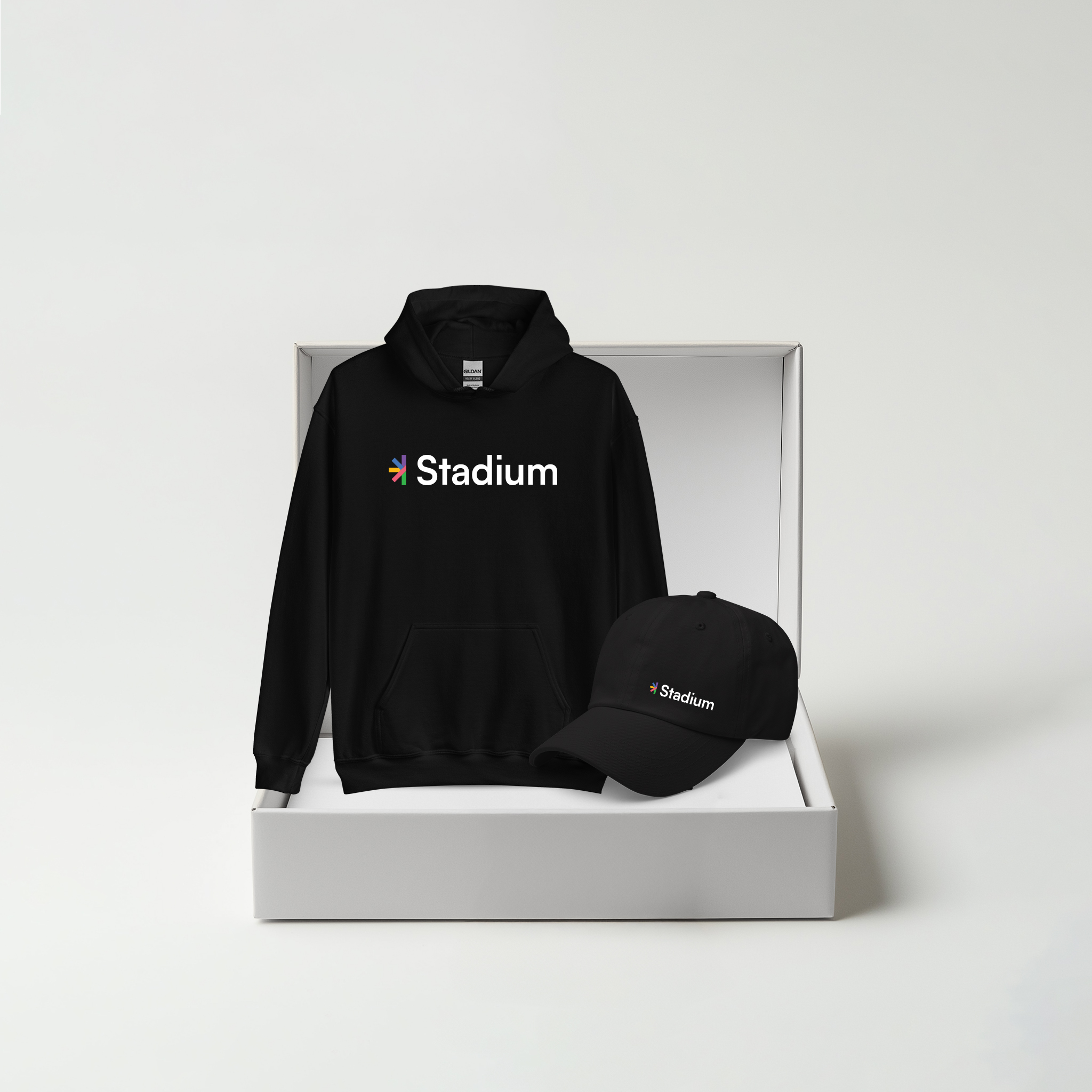 Black Hoodie / Black Cap