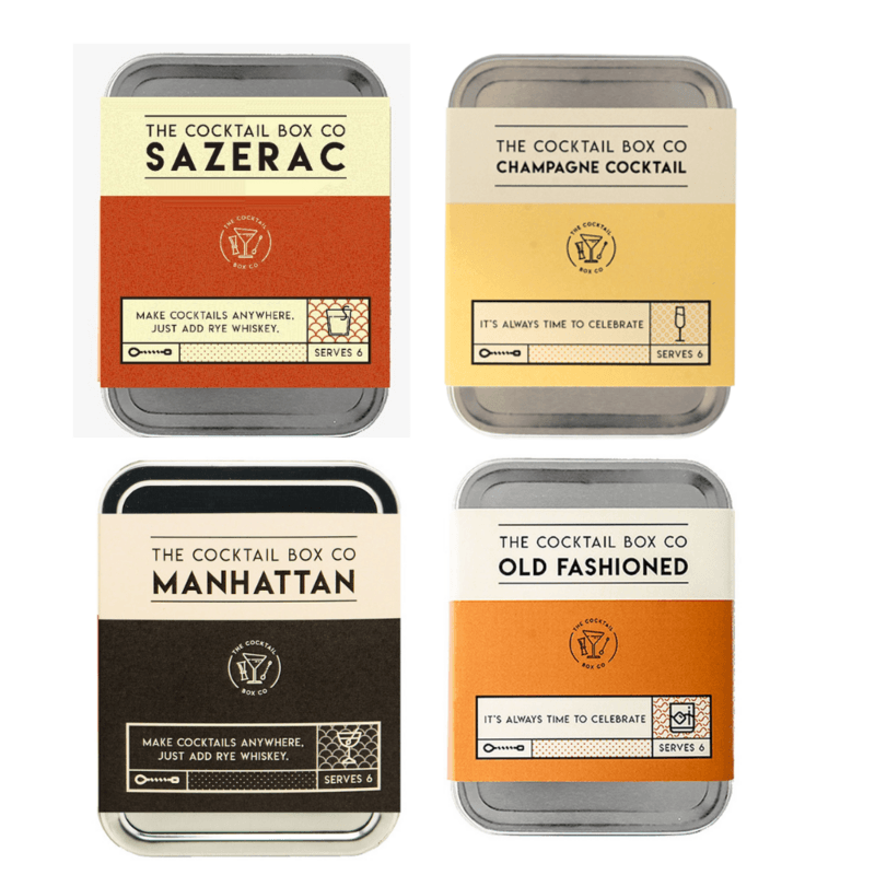 4 Piece Classic Cocktail Kit Set (Prohibition)