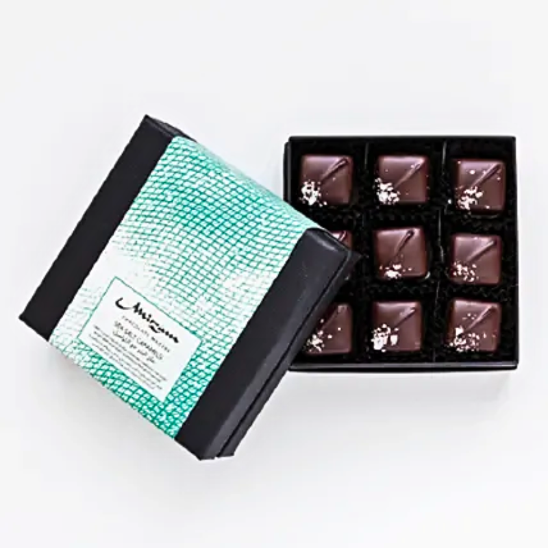Sea Salt Caramels Box Of 7 By Mirzam for