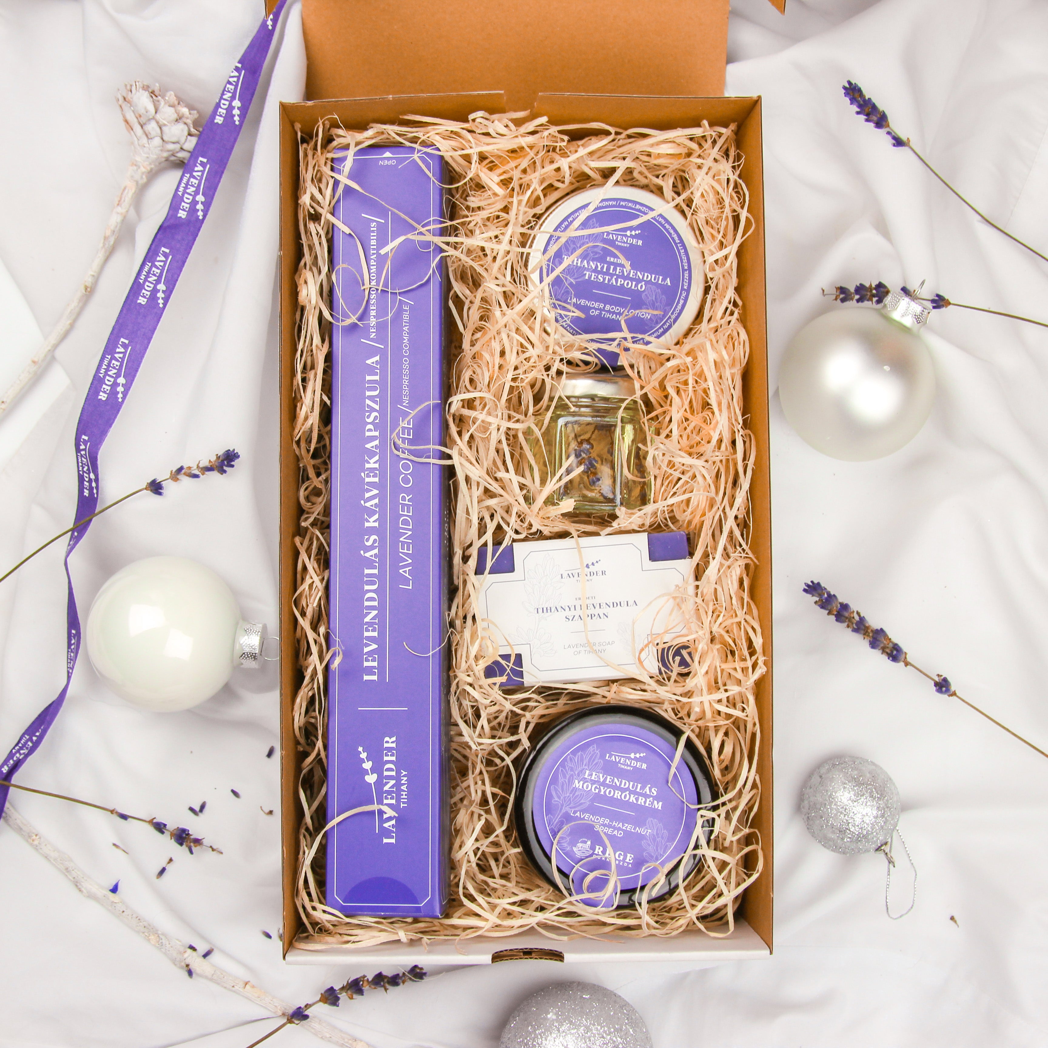 Lavender Pamper Gift Box for