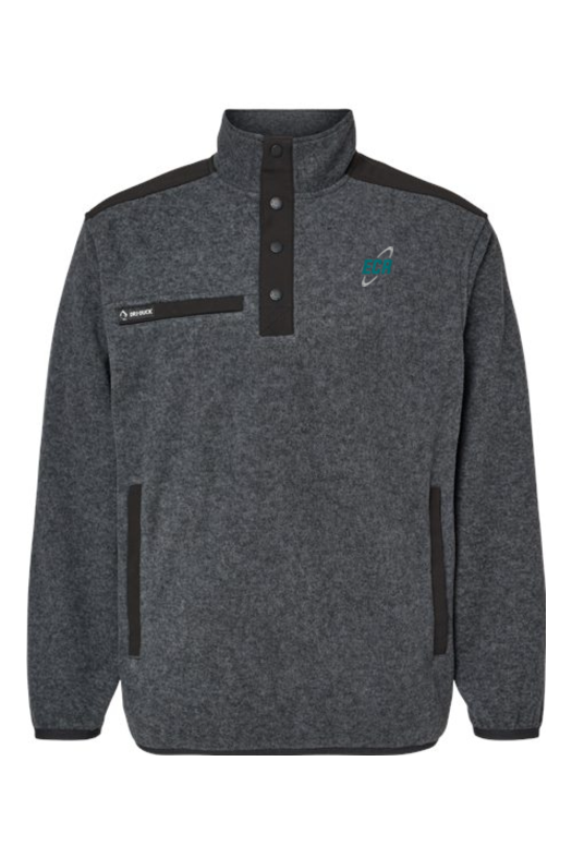 DRI DUCK Men's Ranger Melange Fleece Pullover for