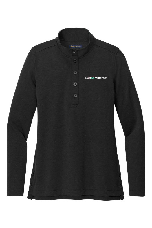 Brooks Brothers Women's Mid-Layer Stretch 1/2-Button for