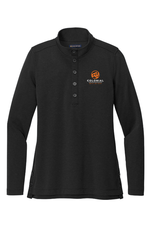 Brooks Brothers Women's Mid-Layer Stretch 1/2-Button for