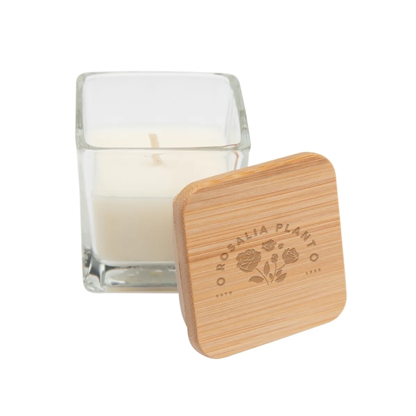 Mini Candle With Bamboo Lid by Hit®