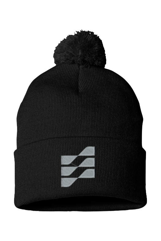 Sportsman 12" Pom-Pom Cuffed Beanie for