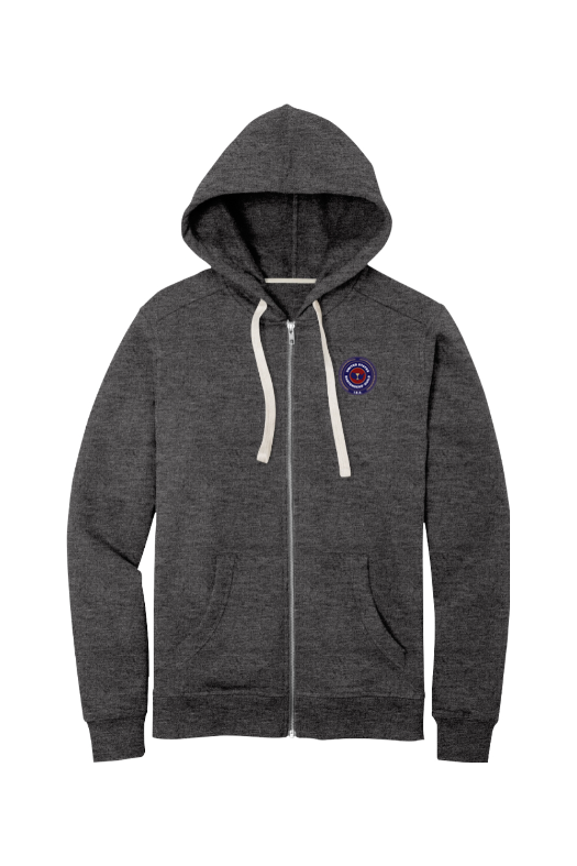 District Unisex Re-Fleece Full-Zip Hoodie for