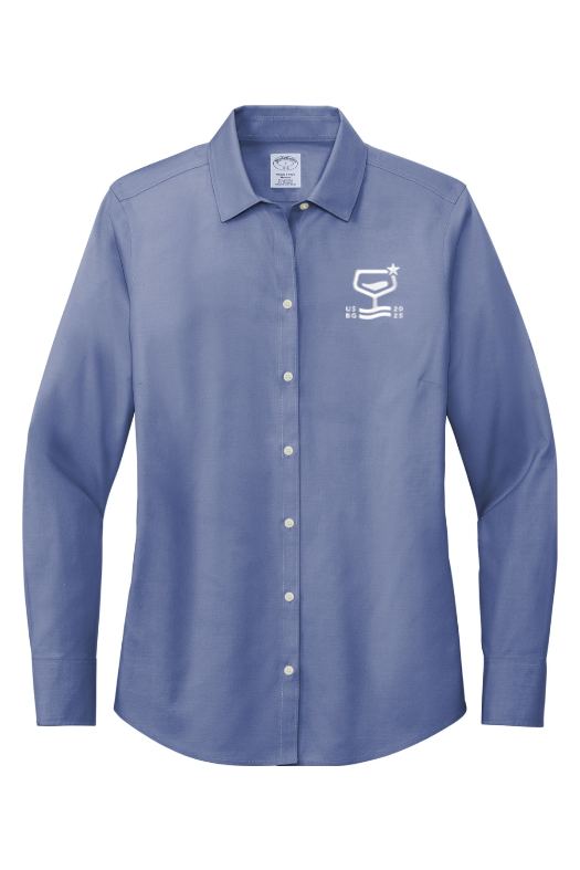 Brooks Brothers Women's Wrinkle-Free Stretch Pinpoint Shirt for