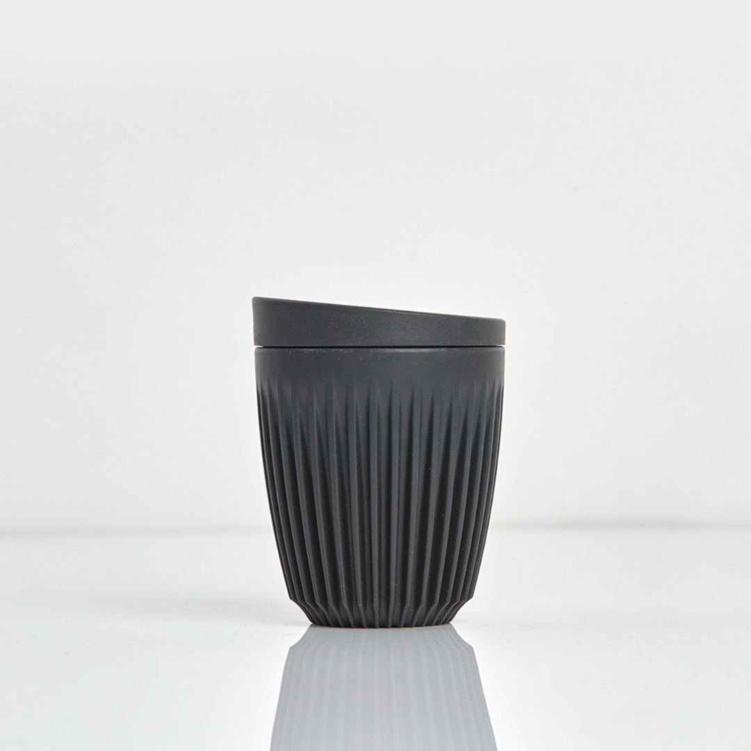 Huskee Cup with Lid (Charcoal) for