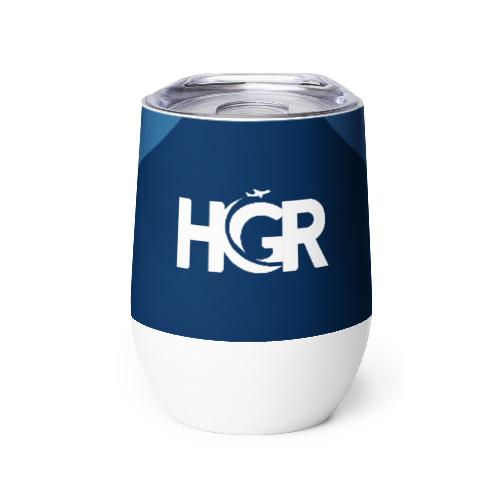 All Over Print Wine Tumbler 12oz  for