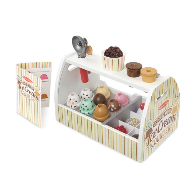 Scoop & Serve Ice Cream Counter for