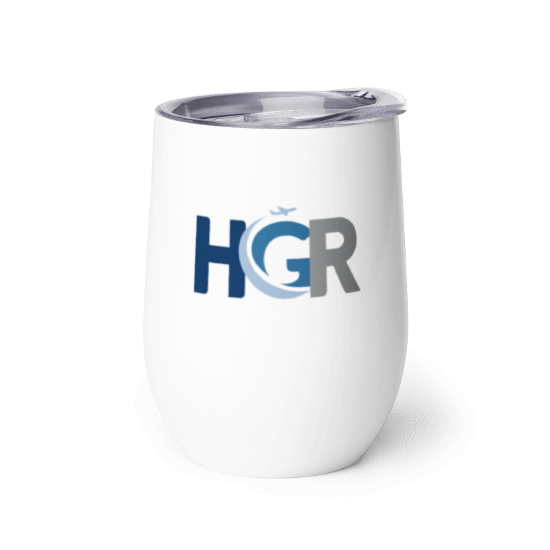 All Over Print Wine Tumbler 12oz  for