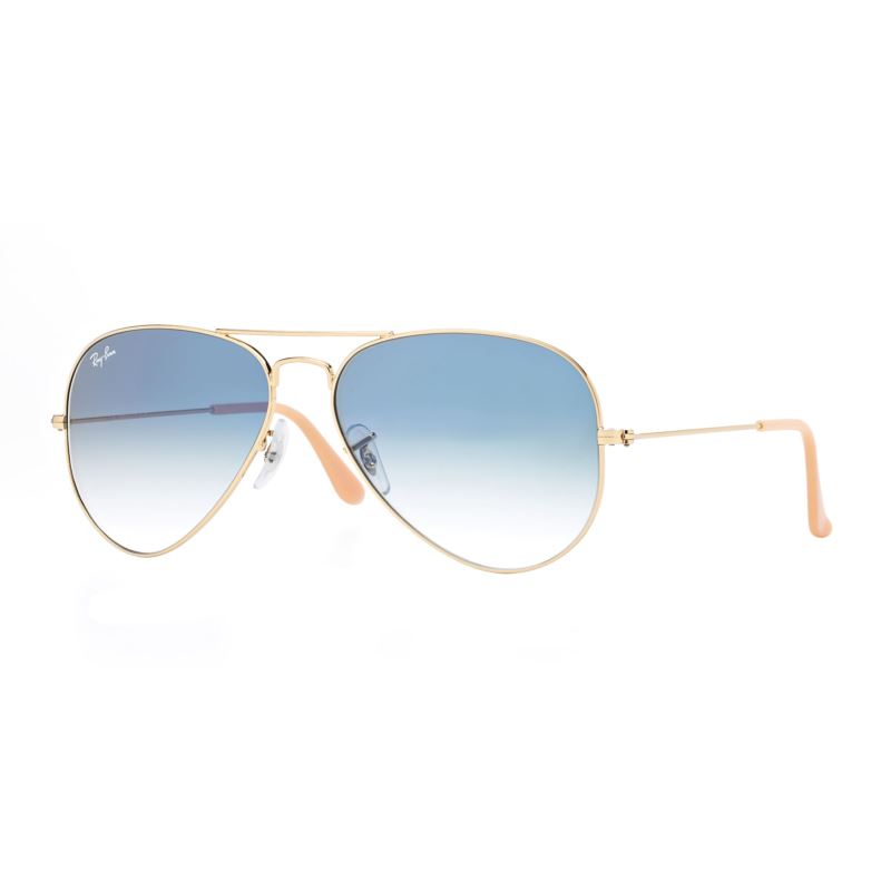 Aviator Sunglasses - (Blue Gradient) for